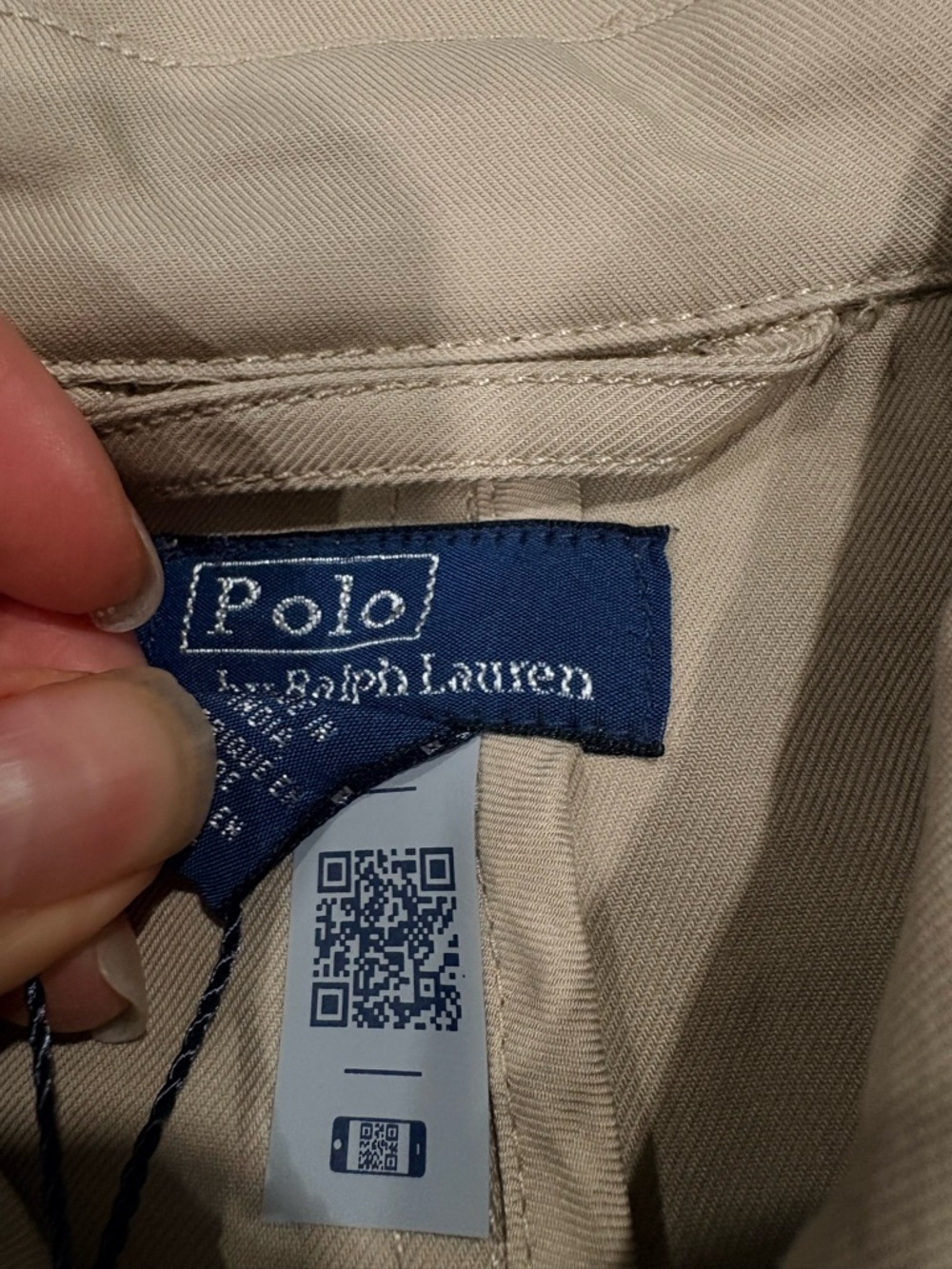 Polo Ralph Lauren Cotton Twill Jacket | color: beige | size: M - Picture 8 of 10